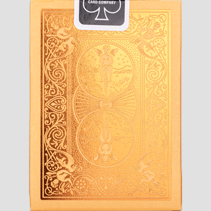 Bicycle Metalluxe Orange Playing Cards by US Playing Card Co.-Playing Cards-Wondercraft