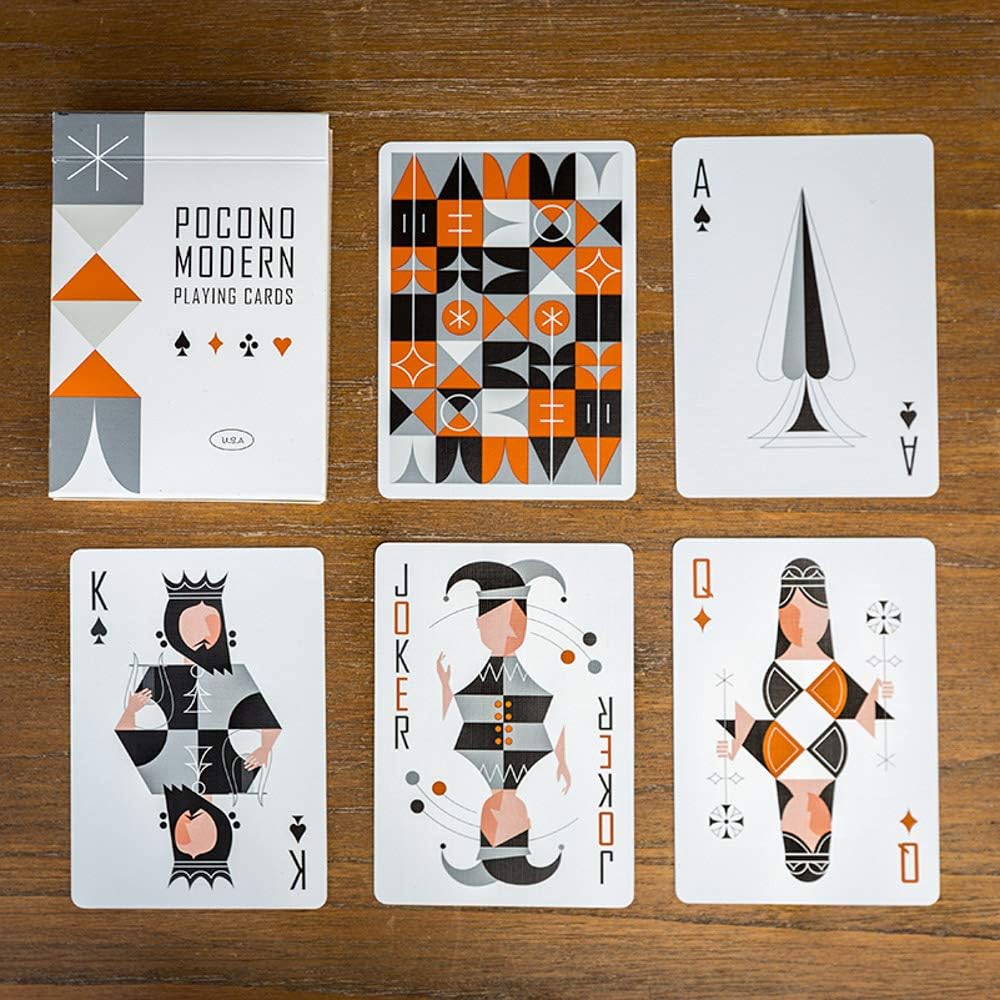 Pocono Modern Playing Cards- Retro Deck-Playing Cards-Wondercraft