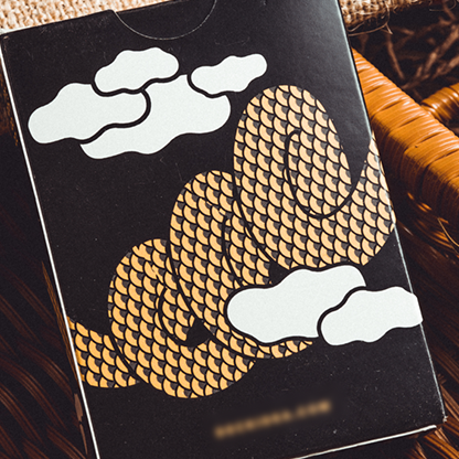 The Dragon (Black Gilded) Playing Cards-Playing Cards-Wondercraft