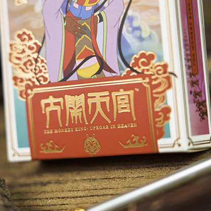The Monkey King (Red) Playing Cards-Playing Cards-Wondercraft