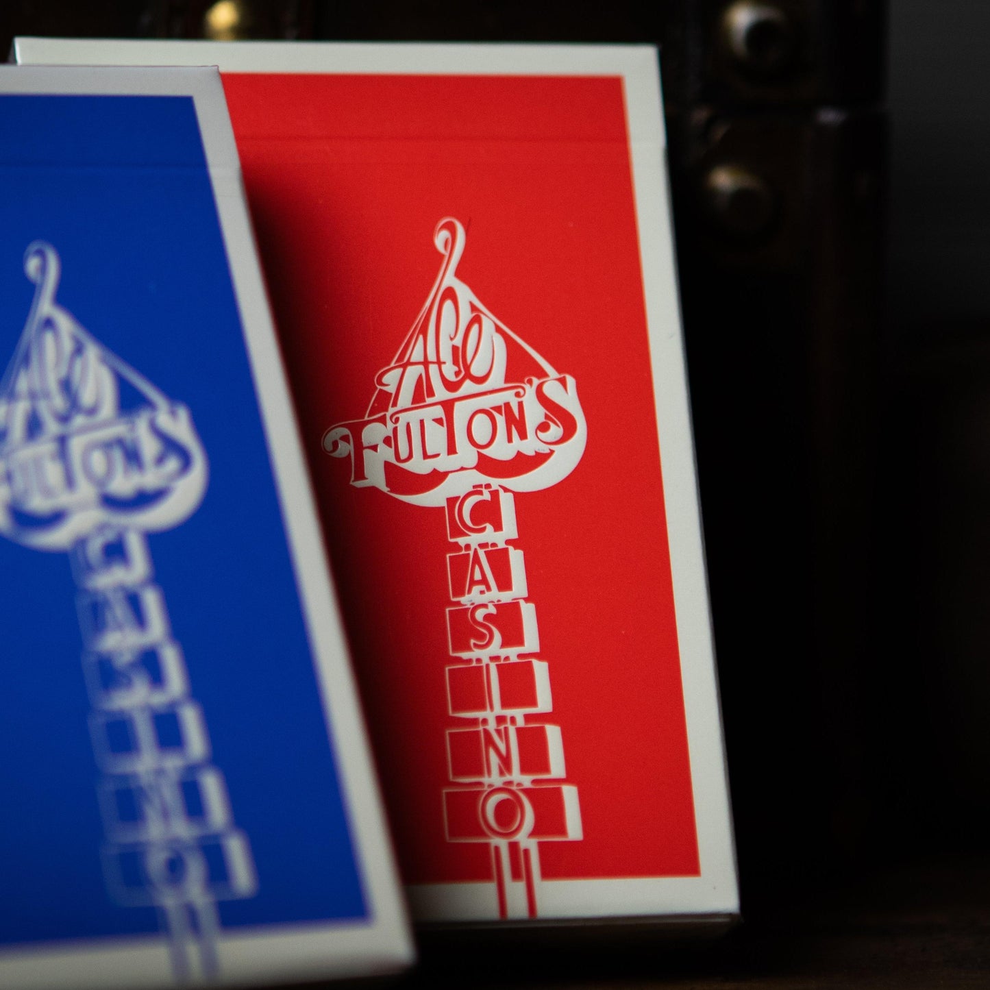 Ace Fulton - Red-Playing Cards-Wondercraft