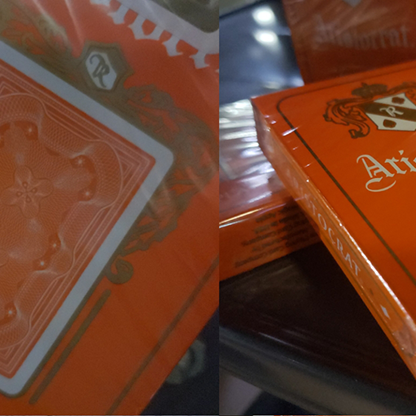 Aristocrat Orange Edition Playing Cards-Playing Cards-Wondercraft