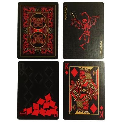 Bicycle Brimstone Deck (Red) by Gambler's Warehouse-Playing Cards-Wondercraft