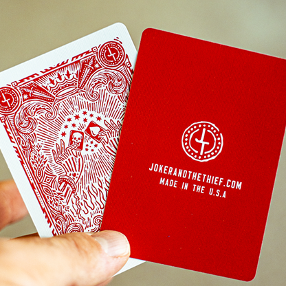 Blood Red Edition Playing Cards by Joker and the Thief-Playing Cards-Wondercraft