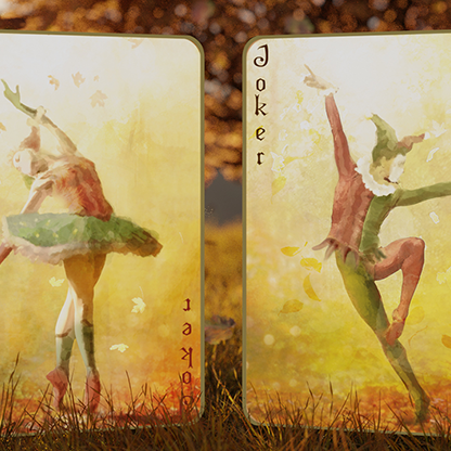 Entwined Vol.2 Fall Gold Playing Cards-Playing Cards-Wondercraft