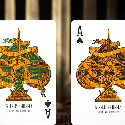 King Arthur (Emerald Saga) Playing Cards by Riffle Shuffle-Playing Cards-Wondercraft