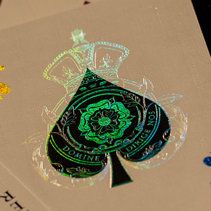 London Diffractor Emerald Playing Cards-Playing Cards-Wondercraft