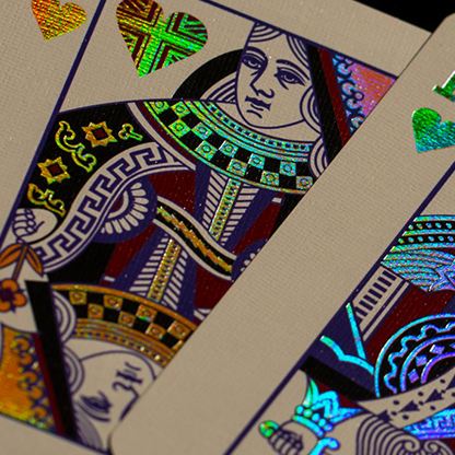 London Diffractor Gold Playing Cards-Playing Cards-Wondercraft