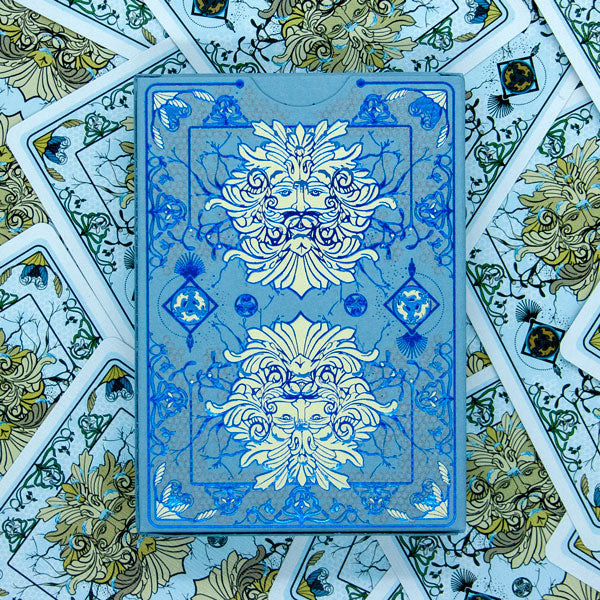 The Green Man Playing Cards (Winter) by Jocu-Playing Cards-Wondercraft