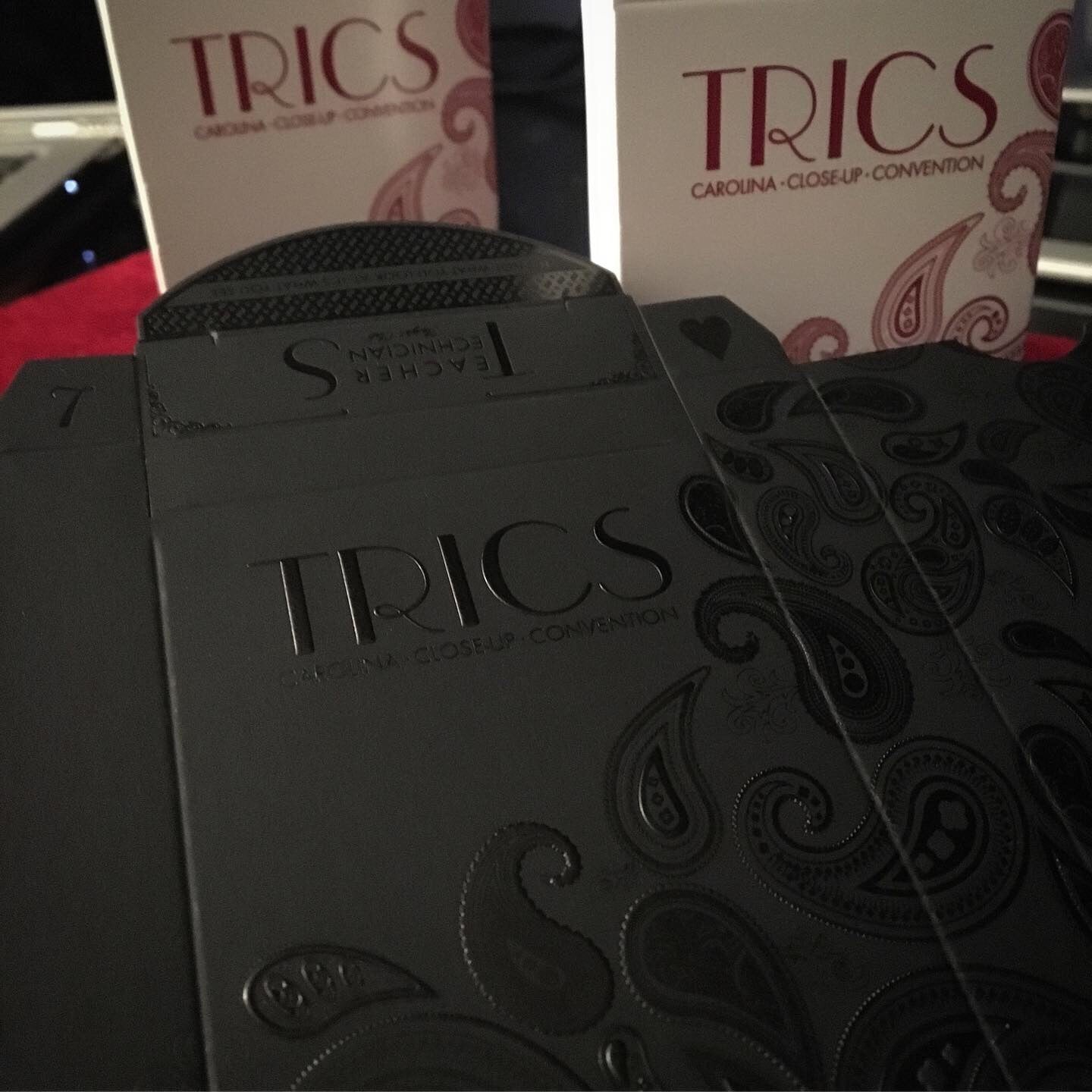 TRICS - Limited Edition Black Tuck-Playing Cards-Wondercraft