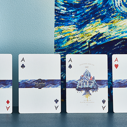 Van Gogh (Self-Portrait) Playing Cards-Playing Cards-Wondercraft