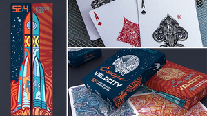 Escape Velocity (Blue) Playing Cards