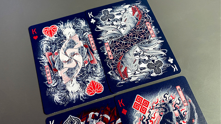 Sumi Kitsune Myth Maker (Blue Tuck) Playing Cards by Card Experiment