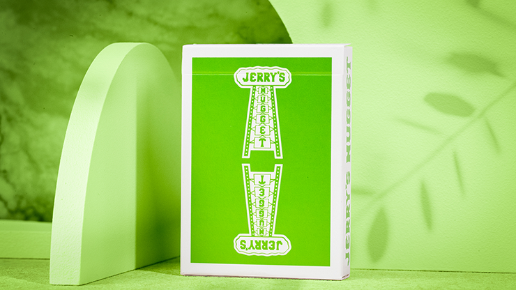 Jerry&#39;s Nugget Monotone (Metallic Green) Playing Cards