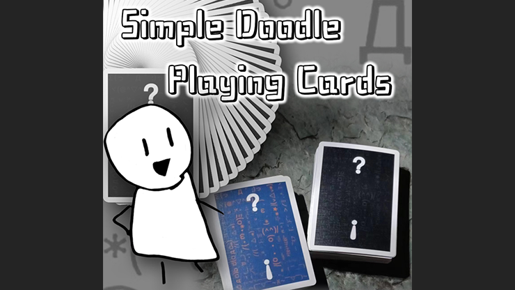 Simple Doodle (Color) Playing Cards by Bacon Playing Card