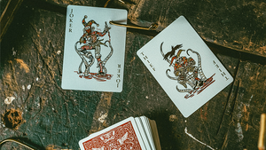 Red Seafarers Playing Cards by Joker and the Thief