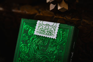 Wonder Playing Cards - Emerald - Green Gilded