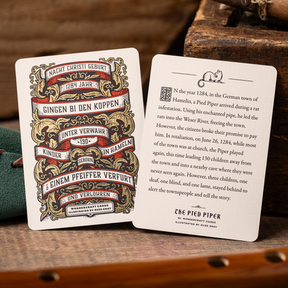 Pied Piper Playing Cards - Heirloom and Legacy Editions-Playing Cards-Wondercraft