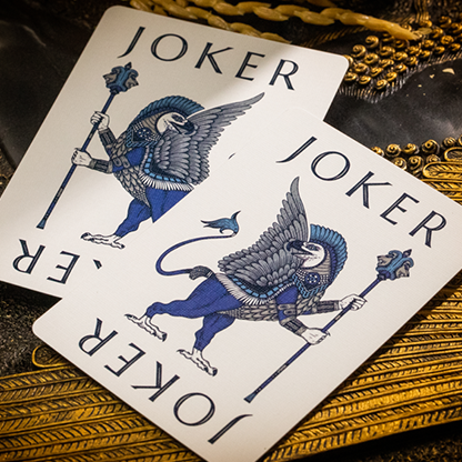 Babylon (Cerulean Blue) Playing Cards by Riffle Shuffle-Playing Cards-Wondercraft