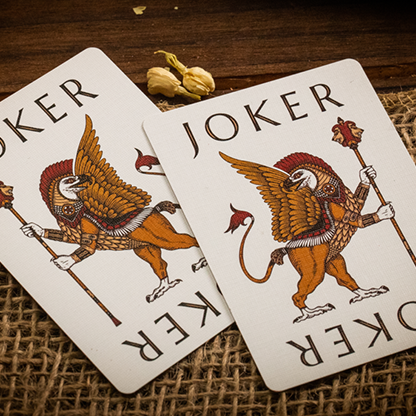 Babylon (Ruby Red) Playing Cards by Riffle Shuffle-Playing Cards-Wondercraft