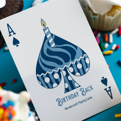 Bicycle Birthday Back - by Wondercraft-Playing Cards-Wondercraft