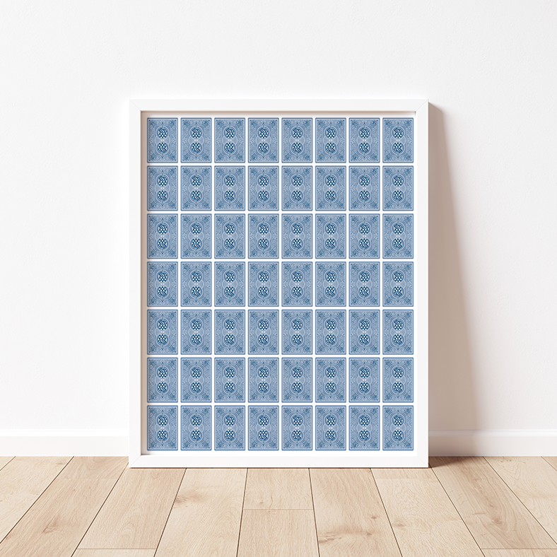 Bicycle - Birthday Back Uncut Sheet-Playing Cards-Wondercraft