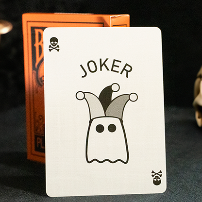 Bicycle Boo Back Playing Cards (Grey)-Playing Cards-Wondercraft