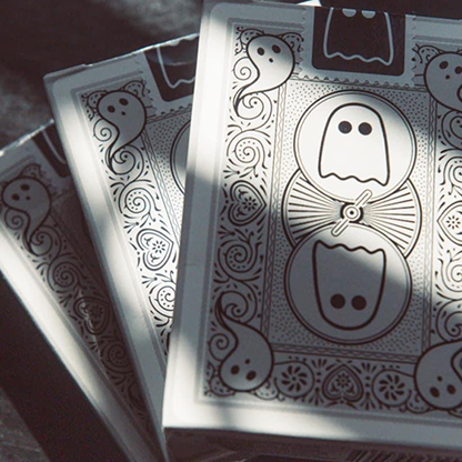Bicycle Boo Back Playing Cards (Grey)-Playing Cards-Wondercraft
