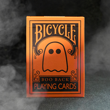 Bicycle Boo Back Playing Cards (Grey)-Playing Cards-Wondercraft
