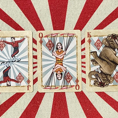 Bicycle Circus Nostalgic Playing Cards-Playing Cards-Wondercraft