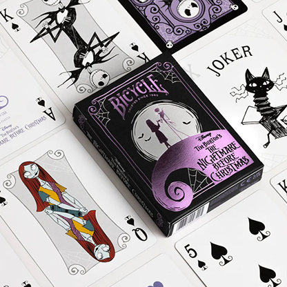 Bicycle Disney Nightmare Before Christmas Playing Cards by US Playing Card Co-Playing Cards-Wondercraft