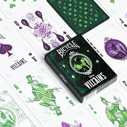 Bicycle Disney Villains (Green) by US Playing Card Co.-Playing Cards-Wondercraft