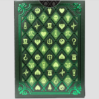 Bicycle Disney Villains (Green) by US Playing Card Co.-Playing Cards-Wondercraft