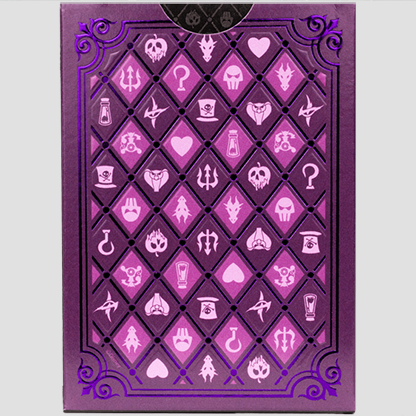 Bicycle Disney Villains (Purple) by US Playing Card Co.-Playing Cards-Wondercraft