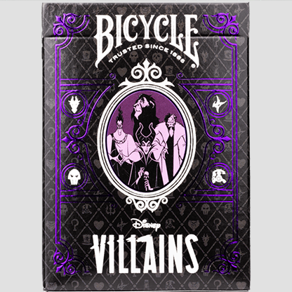 Bicycle Disney Villains (Purple) by US Playing Card Co.-Playing Cards-Wondercraft