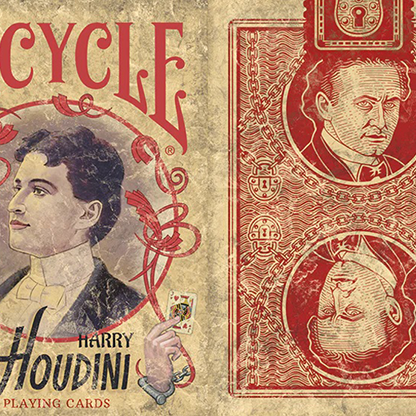 Bicycle Harry Houdini Playing Cards by Collectible Playing Cards-Playing Cards-Wondercraft