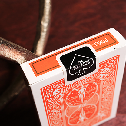 Bicycle Orange Playing Cards by US Playing Card Co-Playing Cards-Wondercraft
