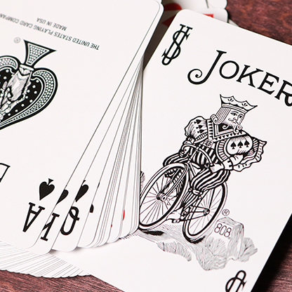 Bicycle Orange Playing Cards by US Playing Card Co-Playing Cards-Wondercraft