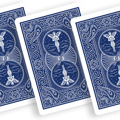 Bicycle Playing Cards 809 Mandolin Blue by USPCC-Playing Cards-Wondercraft