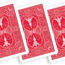 Bicycle Playing Cards 809 Mandolin Red by USPCC-Playing Cards-Wondercraft