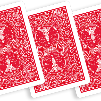 Bicycle Playing Cards 809 Mandolin Red by USPCC-Playing Cards-Wondercraft