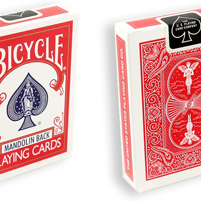 Bicycle Playing Cards 809 Mandolin Red by USPCC-Playing Cards-Wondercraft