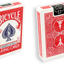 Bicycle Playing Cards 809 Mandolin Red by USPCC-Playing Cards-Wondercraft