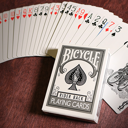 Bicycle Silver Playing Cards by US Playing Cards-Playing Cards-Wondercraft