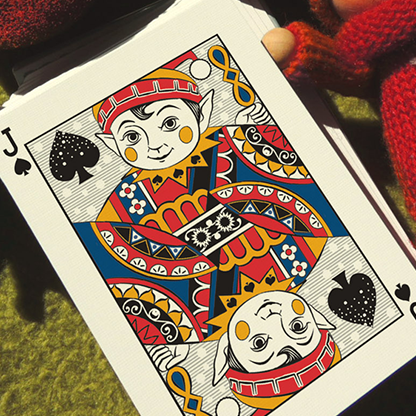 Bicycle Snowman (Blue) Playing Cards-Playing Cards-Wondercraft