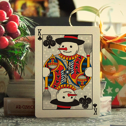 Bicycle Snowman (Blue) Playing Cards-Playing Cards-Wondercraft