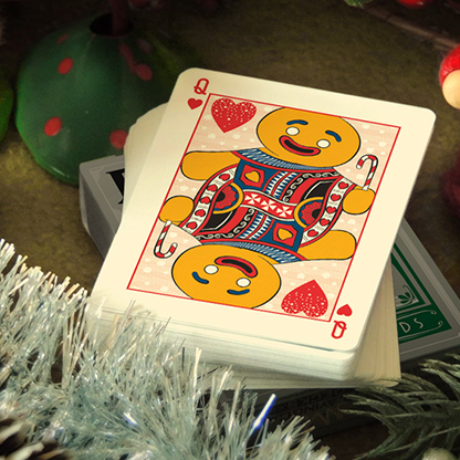 Bicycle Snowman (Blue) Playing Cards-Playing Cards-Wondercraft