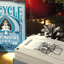 Bicycle Snowman (Blue) Playing Cards-Playing Cards-Wondercraft