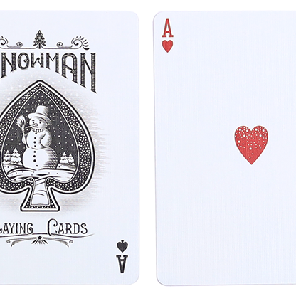Bicycle Snowman (Green) Playing Cards-Playing Cards-Wondercraft