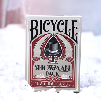 Bicycle Snowman (Red) Playing Cards-Playing Cards-Wondercraft
